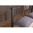 Hodedah Complete Charcoal Metal Bed, Multiple Sizes