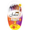 thumbnail image 1 of Maquinillas de afeitar desechables BIC Soleil SMOOTH COLORS para mujer, 8 piezas, 1 of 7
