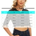 thumbnail image 3 of Dasayo Tops for Women Trendy V-Neck Lace White Short Sleeve Cutout Cheeky Solid Shirts T Shirts for Women L, 3 of 4