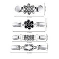 thumbnail image 3 of 4Pcs Fashion Sweater Shawl Clips Cardigan Collar Shirts Dresses Clasps, 3 of 7