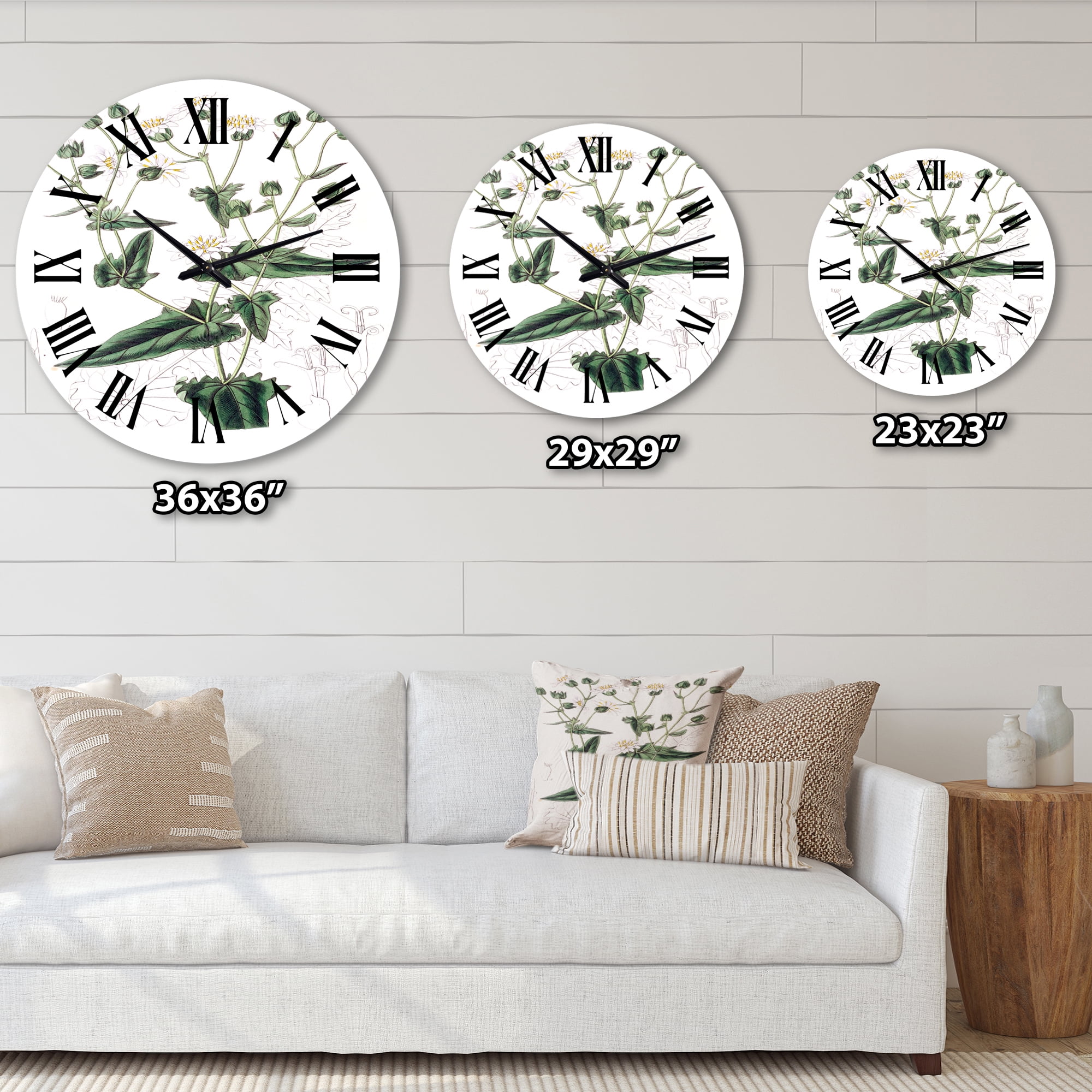 Designart 1 in Traditional Wall Clock