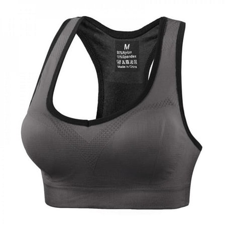 

Fantadool Woman Seamless Breathable Elastic Padded Fitness Bra Wirefree Push Up Gathering Full Cup Collect Vice Breast Bralette