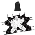 thumbnail image 4 of Objetivo de hockey, equipos de hockey neto fácil instalación, mejorar las habilidades, de los porteros, de entrenamiento para S, 4 of 8
