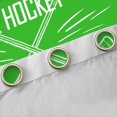 thumbnail image 4 of Manfei Ice Hockey Blackout Curtains Set of 2 (52x84 Each),Sport Game Gamer Window Curtains,Green White Curtains and Drapes For Teens,Ultra Soft Home Decor, 4 of 6