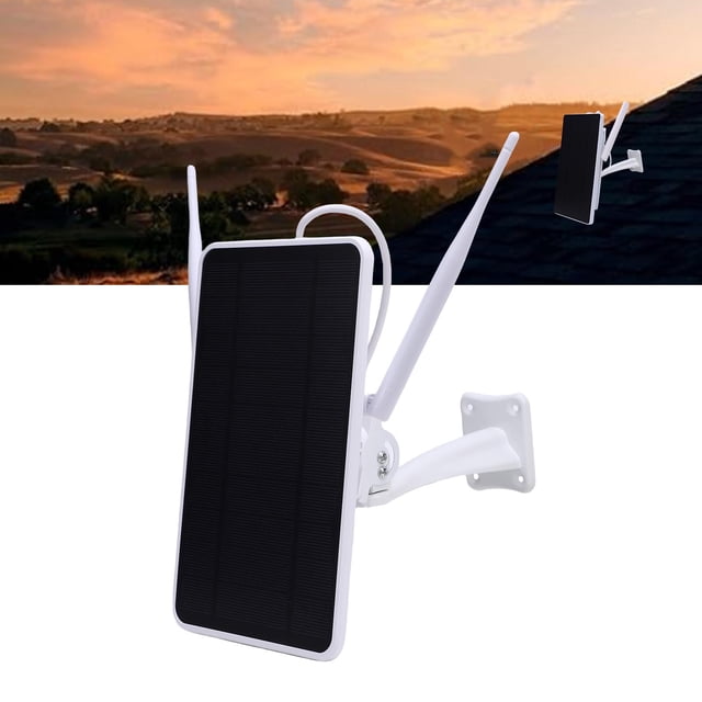 Router Módem 4G LTE De 6 W Con Energía Solar, Extensor WiFi Solar Para Exteriores Con Ranura Para Tarjeta SIM,
