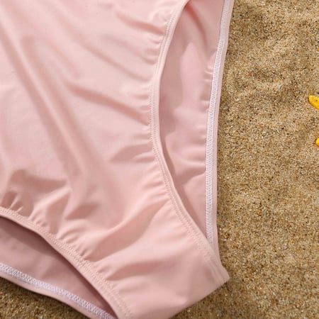 

Cathalem Christmas Pajamas Shorts for Family Bikini Set Family Parent Parent-child Swimsuit Family Christmas Pajama Pants Plaid Suit Pink 12-18M