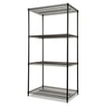 thumbnail image 4 of Alera Nsf Certified Industrial 4-shelf Wire Shelving Kit, 36w X 24d X 72h, Black, 4 of 9