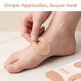 thumbnail image 3 of BlinkLLX 48 Pack Callus Pads Soft 1/4" Thick Oval Shape Corn Pads 1/8" Felt Callus Cushions Adhesive Corn Protectors for Men Women Feet Toes Pain Relief(Nude, 1/4 Inch), 3 of 7