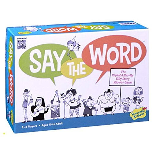 Peaceable Kingdom Say The Word Award Winning Cooperative Silly Story Memory Game For Friends And Families