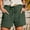Army Green womens pants, variant on Wycnly Shorts for Women Womens Cotton Linen Shorts Summer Casual Solid Loose Straight Leg Short Pants Fashion Drawstring Elastic Waist Ladies Shorts with Pockets