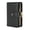Black, variant on Full Grain Leather Kiss Lock Wallet for Women Small Bifold Card Holder with Rfid Blocking Coin Purse (Black)