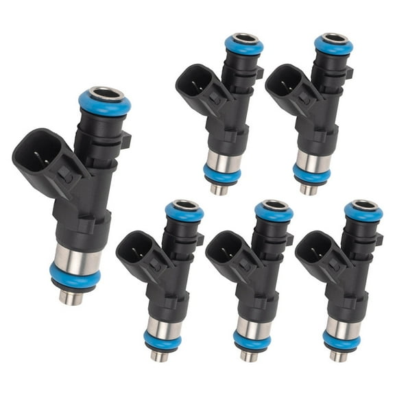 Set of 6 ISA Fuel injector for 2004-2010 Chrysler Sebring 2006-2010 Dodge Charger 2009-2010 Dodge Journey 2008-2010 Dodge Grand Caravan V6 2.7L 3.5L 4.0L Replacement For FJ612, 0280158028, 4591986AA