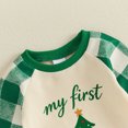 thumbnail image 6 of Cjfdfy Newborn Baby Girl Boys Christmas Jumpsuit Santa Claus Tree Plaid Long Sleeve Romper Little Baby Cute My First  Christmas Fall Winter Outfits 0-18M, 6 of 9