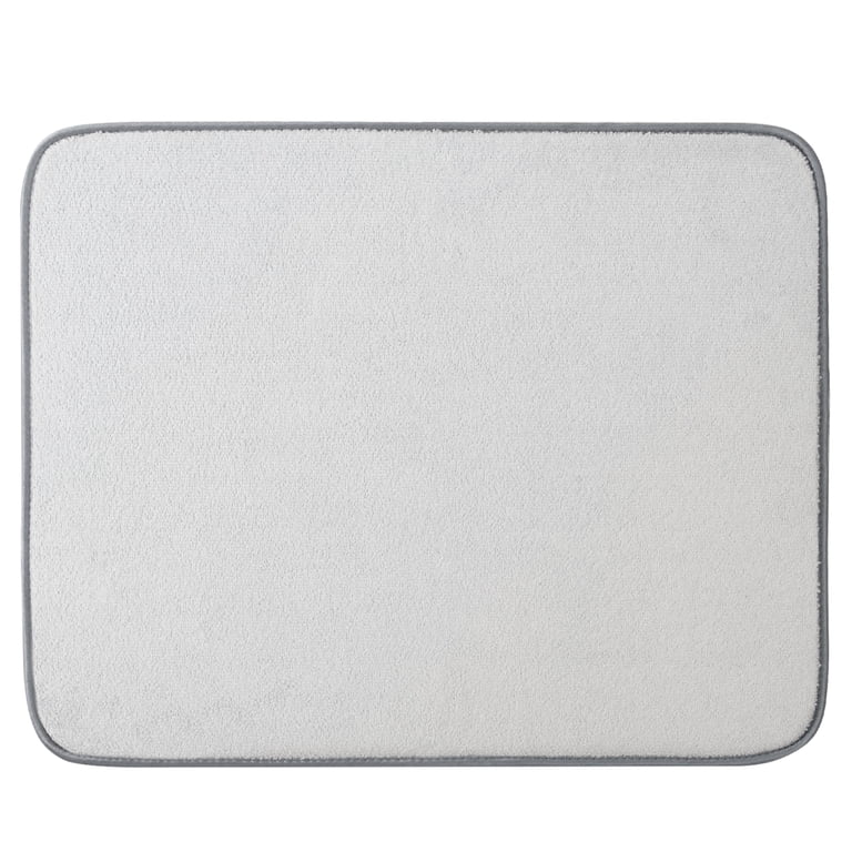 Subekyu Dish Drying Mats, Microfiber, 2-Pack, Gray photo 3