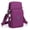 Purple Red, variant on Women Small Crossbody Bags Nylon Over Shoulder Purses Zipper Closure Travel Purse Roomy Design for Phone and Essentials with Adjustable Strap