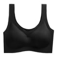 thumbnail image 5 of Gyexs Women's Comfortable Deep V Neck Sports Yoga Bra for Sleep and Active Womens Bras, Black, Size XXL, 5 of 5