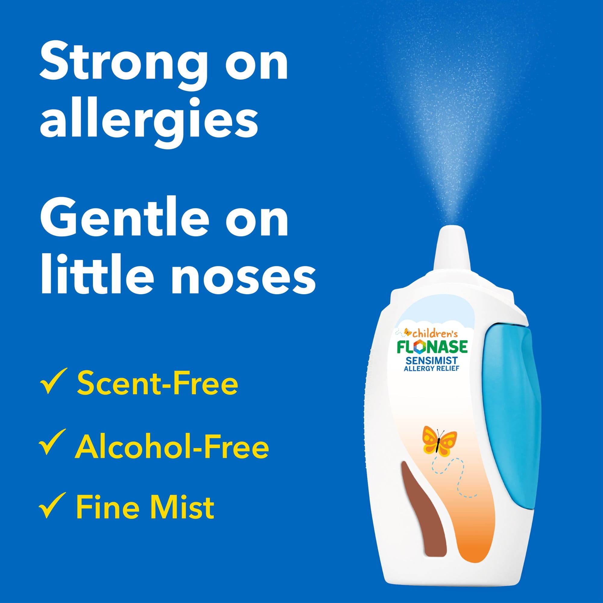Flonase Sensimist Nasal Spray Severe Allergy Relief for Adults and Kids, 120 Sprays Total (2 Bottles of 60 Sprays Each)
