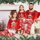 thumbnail image 2 of Conjunto de pijamas a juego para la familia de Navidad, lindos ciervos, para adultos, niños, bebés, trajes a juego para la familia, pijamas familiares de Navidad para adultos y niños, 2 of 4