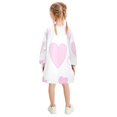 thumbnail image 6 of Love Hearts Girls'long-sleeved dress Thickened A-dress Warm Dress Basic Shirt Party Dresses, 6 of 7