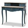 thumbnail image 3 of Baxton Studio Celestine French Provincial Blue Spruce Finished Wood Accent Writing Desk, 3 of 11