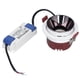 thumbnail image 3 of Luz empotrada LED de 10,5 W, luz cálida COB, ángulo ajustable, regulable, con controlador LED para gabinete, cocina, dormitorio, 220V, 3 of 14