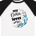 thumbnail image 4 of Inktastic My Oma Loves Me Girls Girls Toddler T-Shirt, 4 of 5