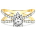 thumbnail image 4 of IGI Certified 1 Carat Pear Shape Lab Grown Diamond Engagement Ring | 14K White Gold | Antique Allure Vintage Lab Diamond Ring | FG-VS1-VS2 Quality Friendly Diamonds, 4 of 6