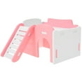 thumbnail image 2 of MRLESS Dwarf Hamster Hideout Hut Cage Stairs Villa for Small Pets, 2 of 7