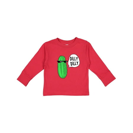

Inktastic Dilly Dilly Chill Dill Gift Toddler Boy or Toddler Girl Long Sleeve T-Shirt