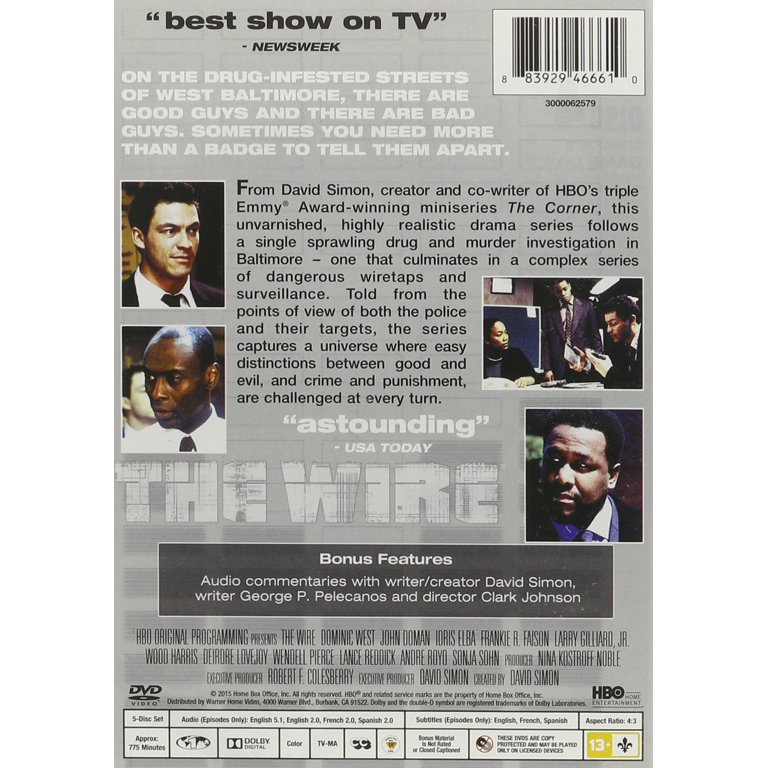 Warner Home Video The Wire: The Complete First Season (Full Frame) (DVD  Media) 