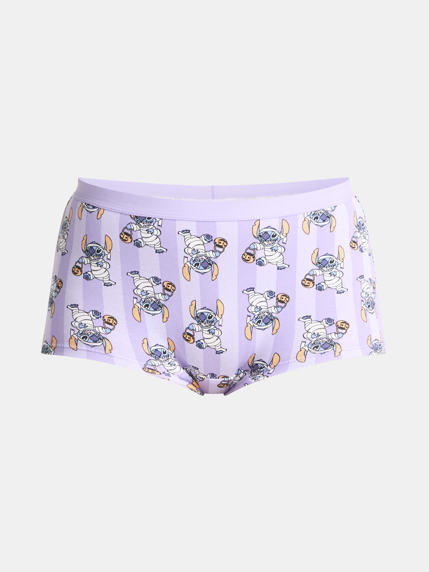 Disney Stitch Women's Halloween Boyshort Panties, 3-Pack, Sizes S-XXL