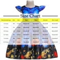 thumbnail image 3 of LOVZFMLL Robe pour Enfants Sans Manches Col Rond Imprimé Citrouille Halloween Robe de Jeu de Rôle Robe Décontractée Sans Manches Col Rond, 3 of 8