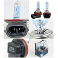thumbnail image 2 of Spec-D Tuning BH-H8H-DK H8 35W 12V 4200K Halogen Head Lamp Low Beam Fog Light Bulbs Pair, 2 of 2