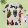 thumbnail image 4 of Various Fruits Women's Short Sleeve Tops Casual Blouses T Shirt, 4 of 6