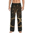 thumbnail image 2 of Lsque 2025 Golden On New Year Print Men's Pajama Pants, Lounge Pant - Comfortable Home Wear,Elastic Waistband, Stylish Design-X-Large, 2 of 9