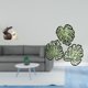 thumbnail image 2 of Juego De Estatuas De Conejo De Cerámica Y Hojas De Palma De Madera Para Decoración De Pared, Creativas Decoraciones De Pascua De Porcelana Para Gabinete, Jardín, Soporte De TV, Arte De Selva, 2 of 8