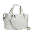 thumbnail image 2 of yotijay Pickleball Racket Bag Handbag Zipper Closure Lightweight for Women Men Practical White, 2 of 8