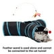 thumbnail image 3 of Juguetes de Tubo de Túnel para Gatos, Plegables en 3 Direcciones, Túneles para Gatos de Interior, Pelota de Juguete con Agujero Perforado para Gatos, Cachorros, Gatitos y Conejos, 3 of 6