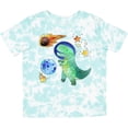thumbnail image 3 of Inktastic Tyrannosaurus Rex Vs. Meteor Fun Space Dinosaur Boys or Girls Toddler T-Shirt, 3 of 5