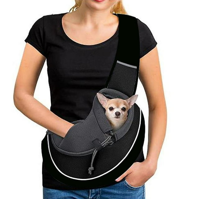 Mochila para perros, mochila ajustable para perros, mochila de viaje para perros, mochila de viaje para mascotas, L