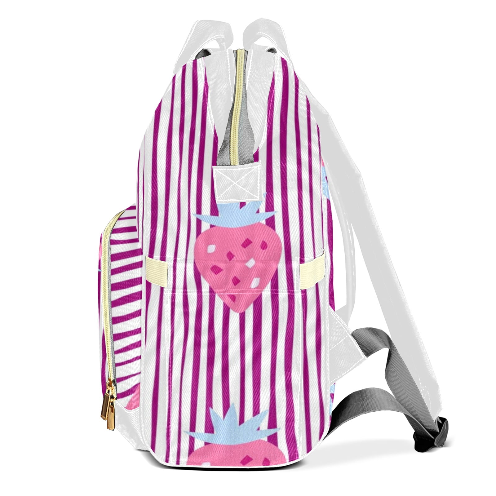 Novusopt Large Capacity Insulated Baby Bottle Pocket Backpack Diaper Bag