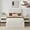 White, variant on VELOCAVA King Size Bed Frame with Lift Up Storage, Boucle Upholstered Platform Bed with Curved Headboard, No Box Spring Needed, Hydraulic Storage, Blush Pink