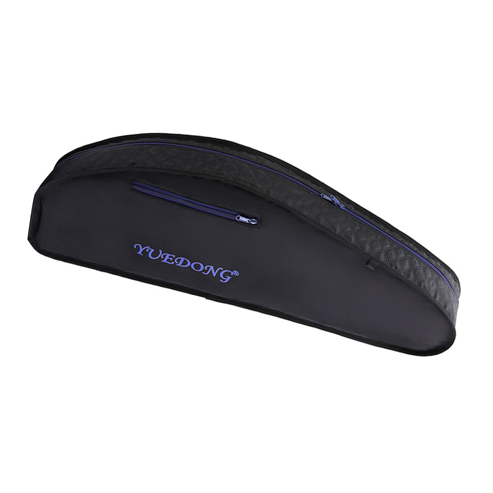 QccHieUs 4/4 Violin Case Violin Box Folding Lightweight Accessories Storage Pouch Fashion black