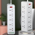 thumbnail image 3 of LDNIO SC10610 30W 10+6 Ports Prise de Charge Rapide Multifonctionnelle pour Voyage Maison Bureau, Spécification:, Prise UK, Prise EU, Prise US, 3 of 9