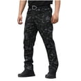 thumbnail image 1 of Styesk Men's Pants Mens Fashion Camouflage Multiple Pockets Multi Multifunctional Work Trousers Pants, 1 of 7
