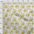 thumbnail image 3 of oneOone Polyester Spandex White Fabric Kawai Craft Projects Decor Fabric Printed By The Yard 56 Inch Wide-4B, 3 of 5