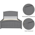 thumbnail image 6 of Twin Platform Bed Twin Bed Frame Mattress Foundation Sleigh Bed with Headboard/Footboard/Wood Slat Support, 6 of 9