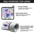 thumbnail image 7 of Pioneer Flower Kitchen Oven Mitt and Pot Holder Sets 2 Pcs for Baking, Cooking and Grilling, Heat Resistant Up To 392 °F, 7 of 7