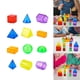 thumbnail image 1 of 12 Bloques De Patrones Transparentes Sensoriales De Color Para Juegos Hugo Sólidos Geométricos, 1 of 9