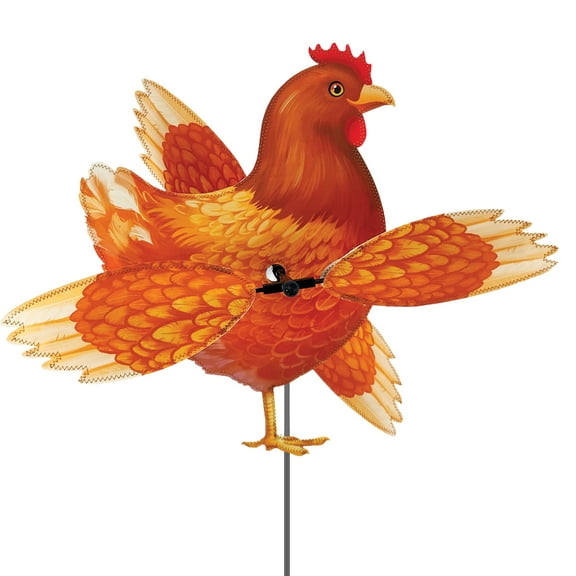 Buff Chicken Whirligig Spinner